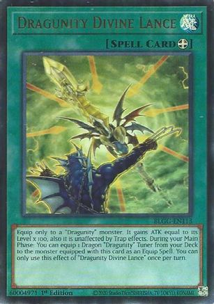 Dragunity Divine Lance (BLGG-EN113) - Battles of Legend: Glorious Gallery 1st Edition