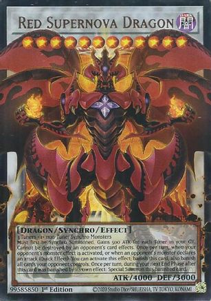 Red Supernova Dragon (BLGG-EN139) - Battles of Legend: Glorious Gallery 1st Edition