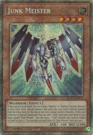 Junk Meister (Starlight Rare) (BLGG-EN033) - Battles of Legend: Glorious Gallery 1st Edition