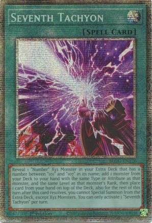 Seventh Tachyon (Starlight Rare) (BLGG-EN126) - Battles of Legend: Glorious Gallery 1st Edition