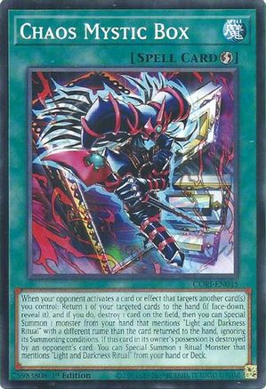 Chaos Mystic Box (CORI-EN045) - Chaos Origins 1st Edition