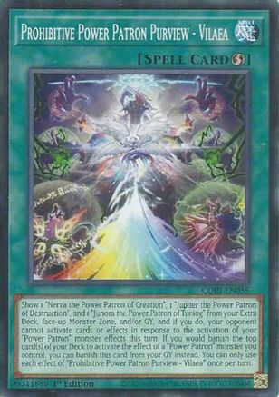 Prohibitive Power Patron Purview - Vilaea (CORI-EN055) - Chaos Origins 1st Edition