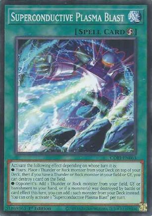 Superconductive Plasma Blast (CORI-EN063) - Chaos Origins 1st Edition