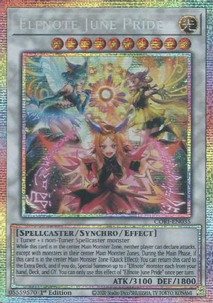 Elfnote June Pride (Starlight Rare) (CORI-EN035) - Chaos Origins 1st Edition