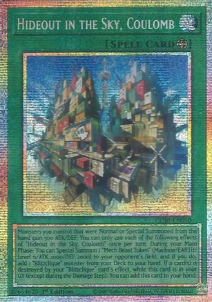 Hideout in the Sky, Coulomb (Starlight Rare) (CORI-EN050) - Chaos Origins 1st Edition