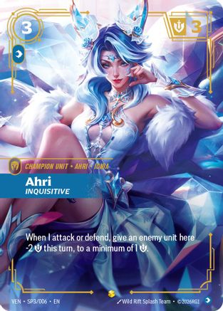 Ahri - Inquisitive (SP3/006) - Vendetta Foil