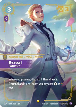 Ezreal - Prodigy (SP5/006) - Vendetta Foil