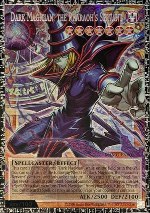 Dark Magician, the Pharaoh's Servant (GMR) (MAMO-EN001) - Magnificent Monsters 1st Edition