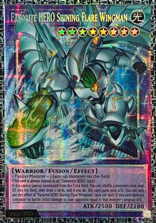 Favorite HERO Shining Flare Wingman (GMR) (MAMO-EN004) - Magnificent Monsters 1st Edition