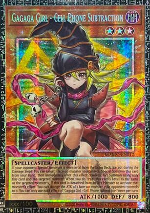 Gagaga Girl - Cell Phone Subtraction (GMR) (MAMO-EN012) - Magnificent Monsters 1st Edition