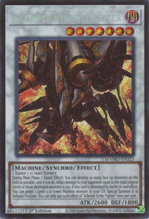 Infernal Strike Fighter (MAMO-EN123) - Magnificent Monsters 1st Edition