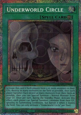 Underworld Circle (Starlight Rare) (MAMO-EN021) - Magnificent Monsters 1st Edition