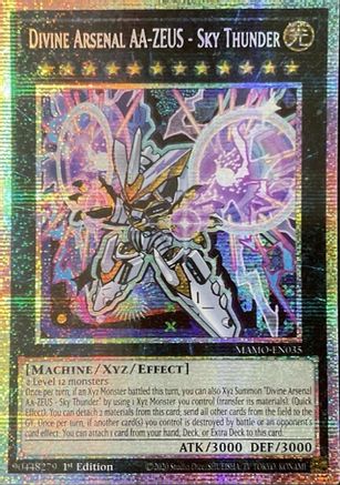 Divine Arsenal AA-ZEUS - Sky Thunder (Starlight Rare) (MAMO-EN035) - Magnificent Monsters 1st Edition