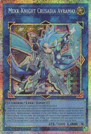 Mekk-Knight Crusadia Avramax (Starlight Rare) (MAMO-EN037) - Magnificent Monsters 1st Edition