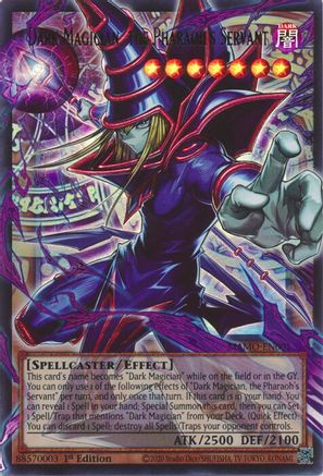 Dark Magician, the Pharaoh's Servant (Extended Art) (MAMO-EN001) - Magnificent Monsters 1st Edition