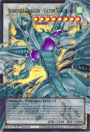 Stardust Dragon - Victim Sanctuary (Extended Art) (MAMO-EN007) - Magnificent Monsters 1st Edition