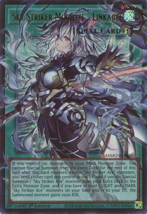 Sky Striker Mobilize - Linkage! (Extended Art) (MAMO-EN020) - Magnificent Monsters 1st Edition
