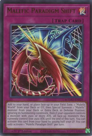Malefic Paradigm Shift (MAMO-EN025) - Magnificent Monsters 1st Edition