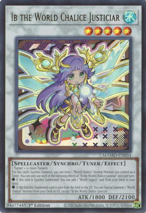 Ib the World Chalice Justiciar (MAMO-EN034) - Magnificent Monsters 1st Edition