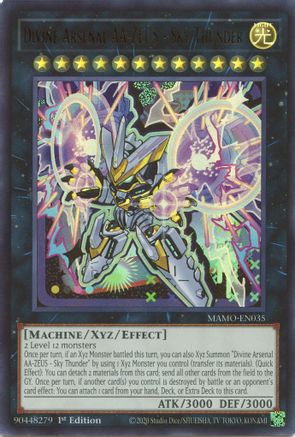 Divine Arsenal AA-ZEUS - Sky Thunder (MAMO-EN035) - Magnificent Monsters 1st Edition