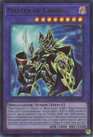 Master of Chaos (MAMO-EN073) - Magnificent Monsters 1st Edition