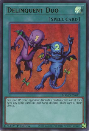 Delinquent Duo (MAMO-EN093) - Magnificent Monsters 1st Edition