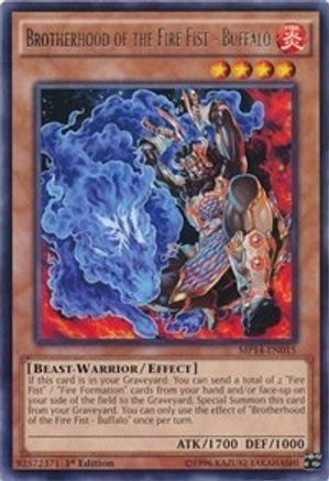 Brotherhood of the Fire Fist - Buffalo (MP14-EN015) - 2014 Mega-Tins Mega Pack 1st Edition
