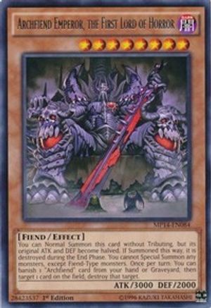 Archfiend Emperor, the First Lord of Horror (MP14-EN084) - 2014 Mega-Tins Mega Pack Unlimited