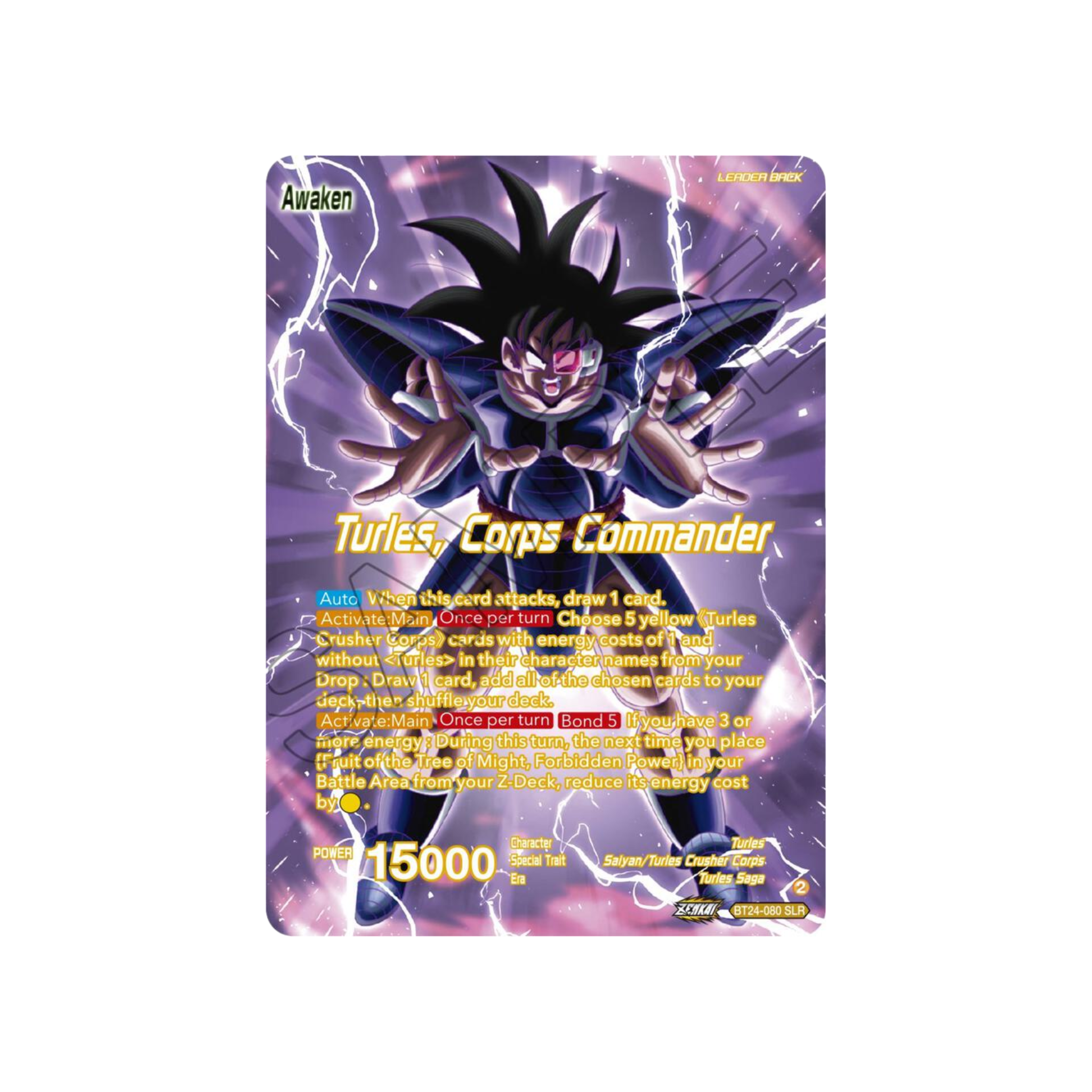 Turles // Turles, Corps Commander (SLR) - Beyond Generations (BT24)
