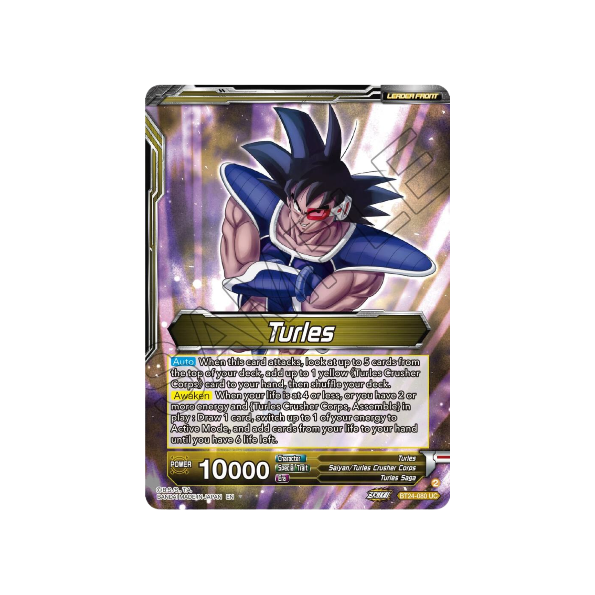 Turles // Turles, Corps Commander (SLR) - Beyond Generations (BT24)