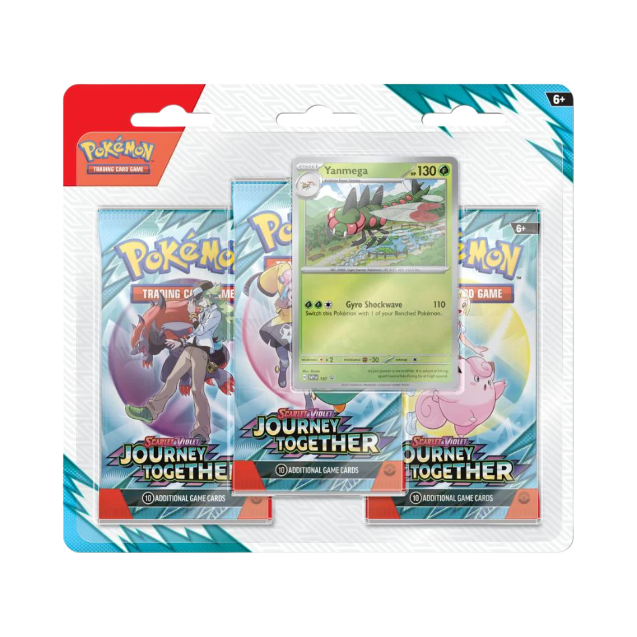Pokemon Scarlet & Violet Journey Together 3 Pack Blister