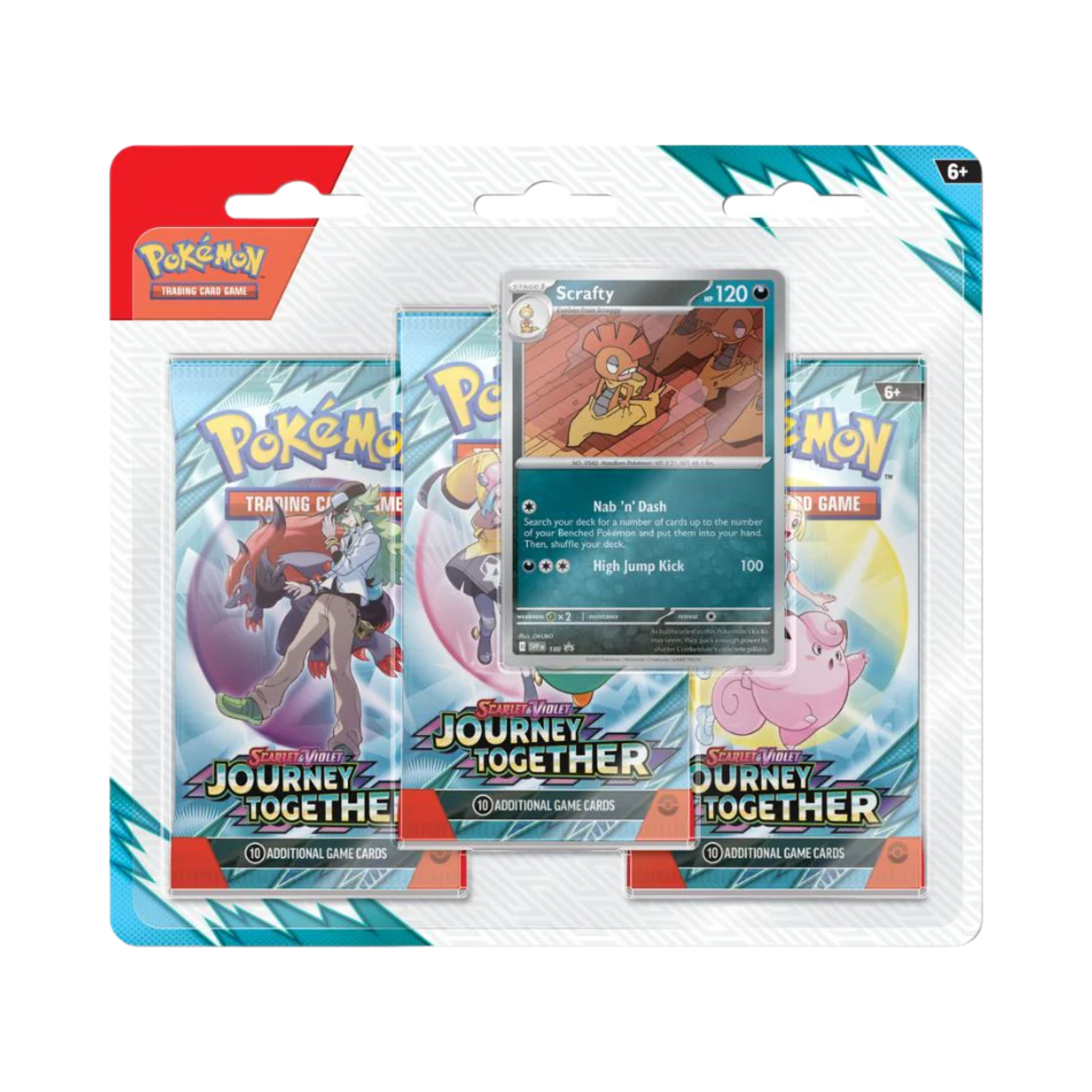 Pokemon Scarlet & Violet Journey Together 3 Pack Blister