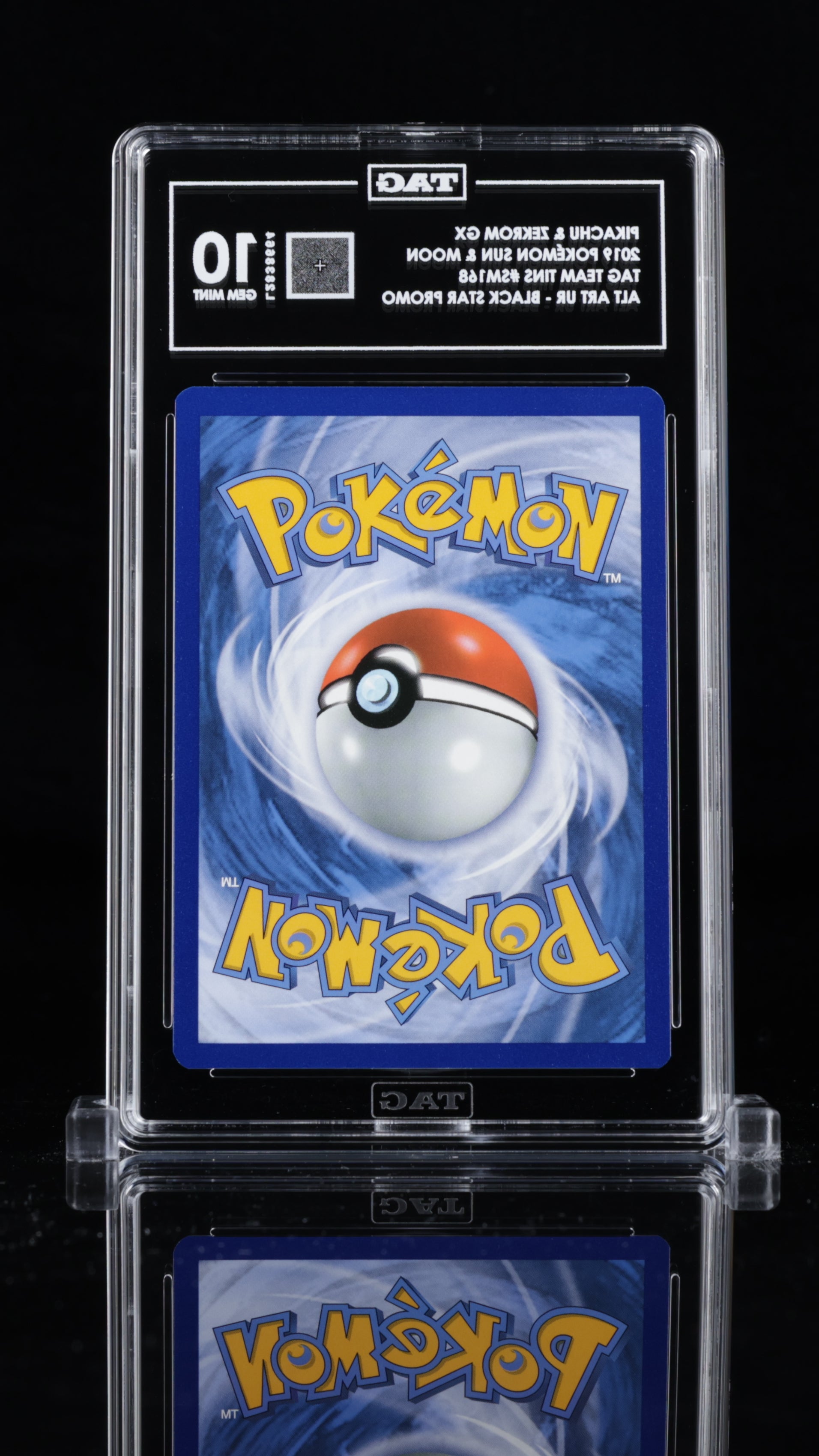 PIKACHU & ZEKROM GX #SM168 - TAG 10