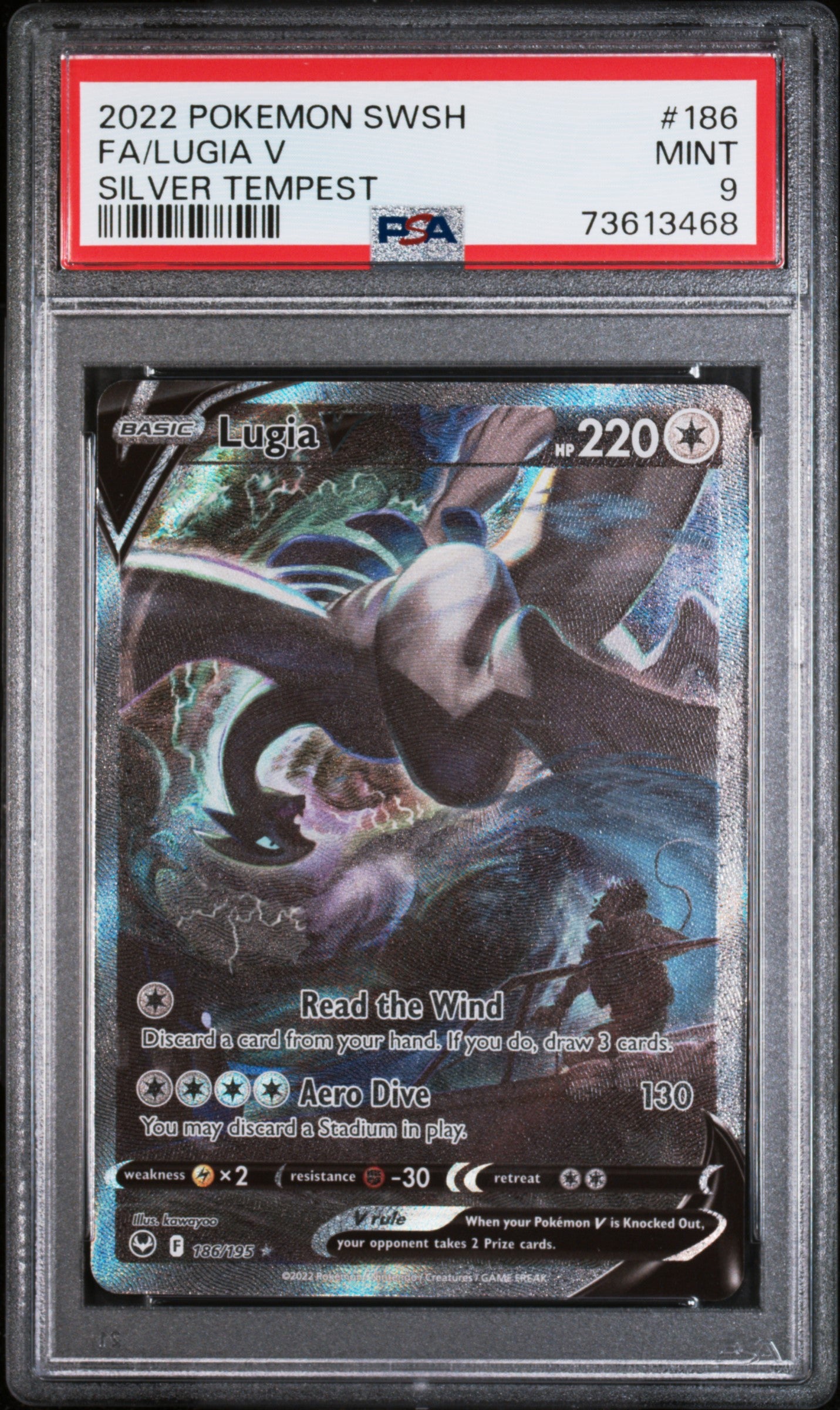 LUGIA V FULL ART #186 - PSA 9