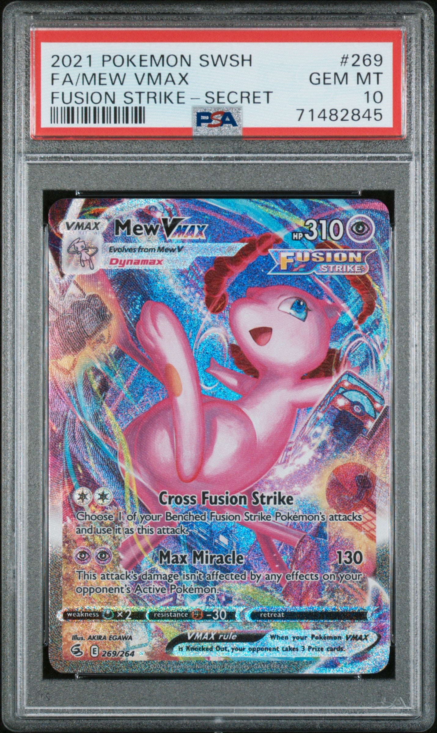 MEW VMAX FULL ART #269 - PSA 10