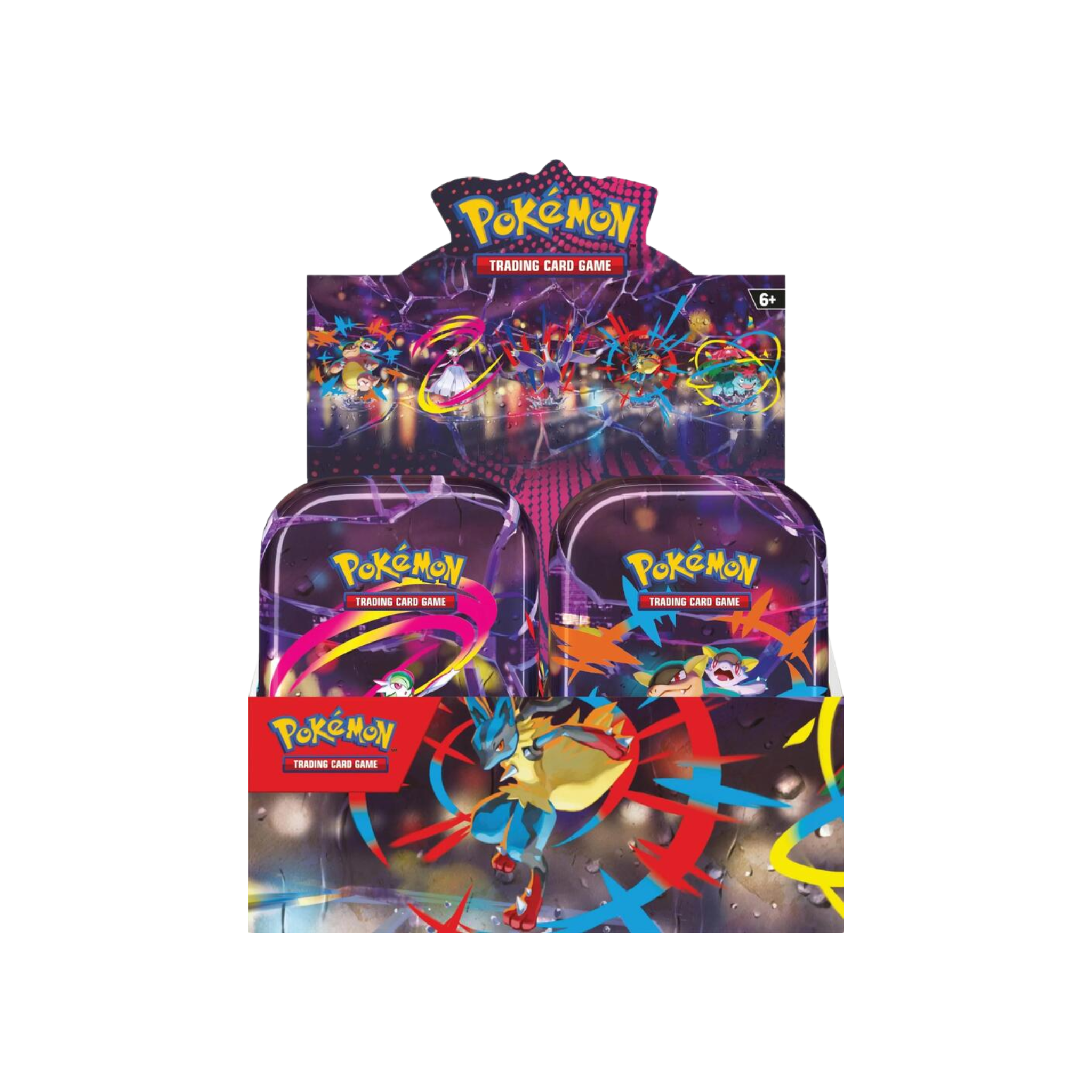 Pokemon Mega Heroes Mini Tin Display