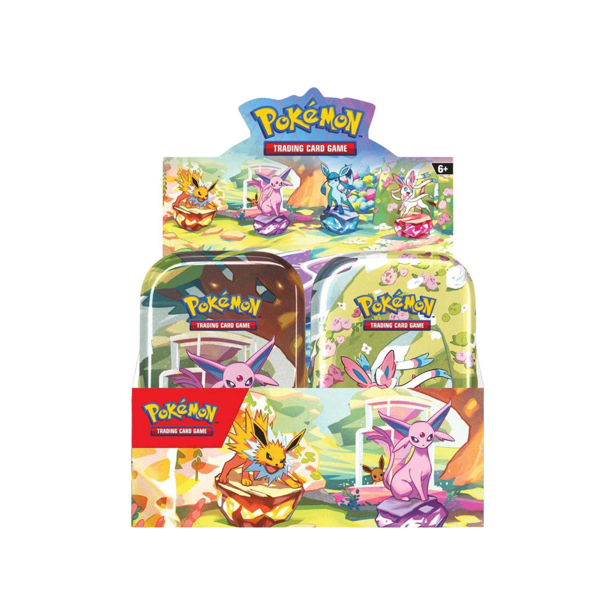 Pokemon Scarlet & Violet Prismatic Evolutions Mini Display (8 Tins)