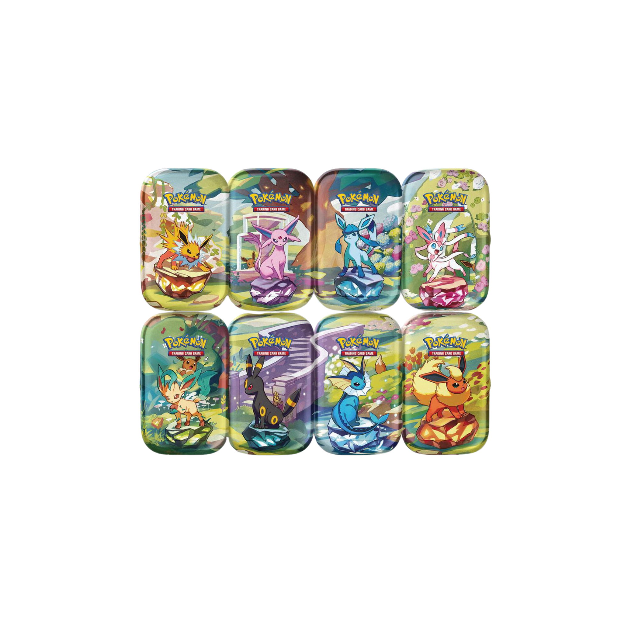 Pokemon Scarlet & Violet Prismatic Evolutions Mini Display (8 Tins)