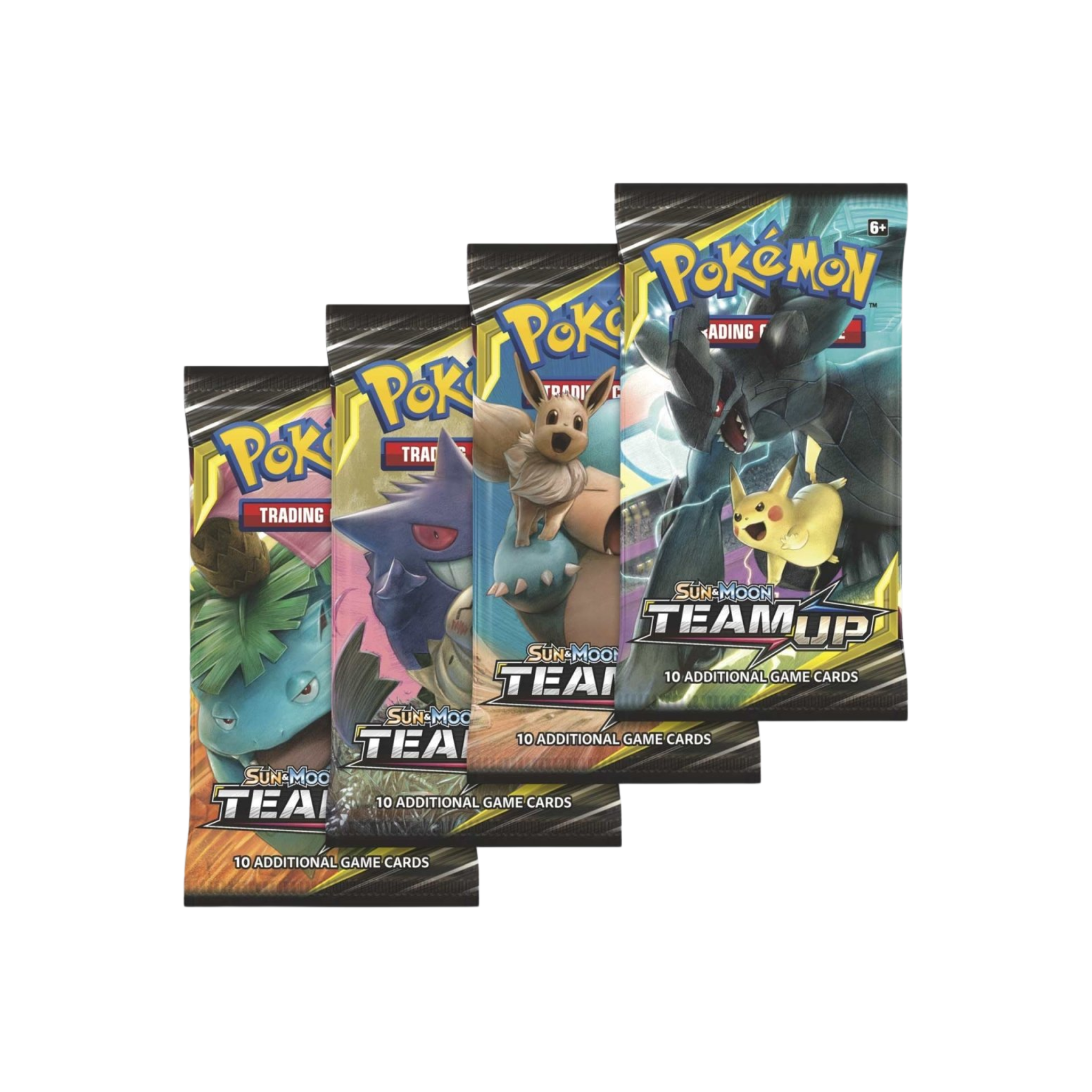 Pokemon Team Up Booster Pack Art Set