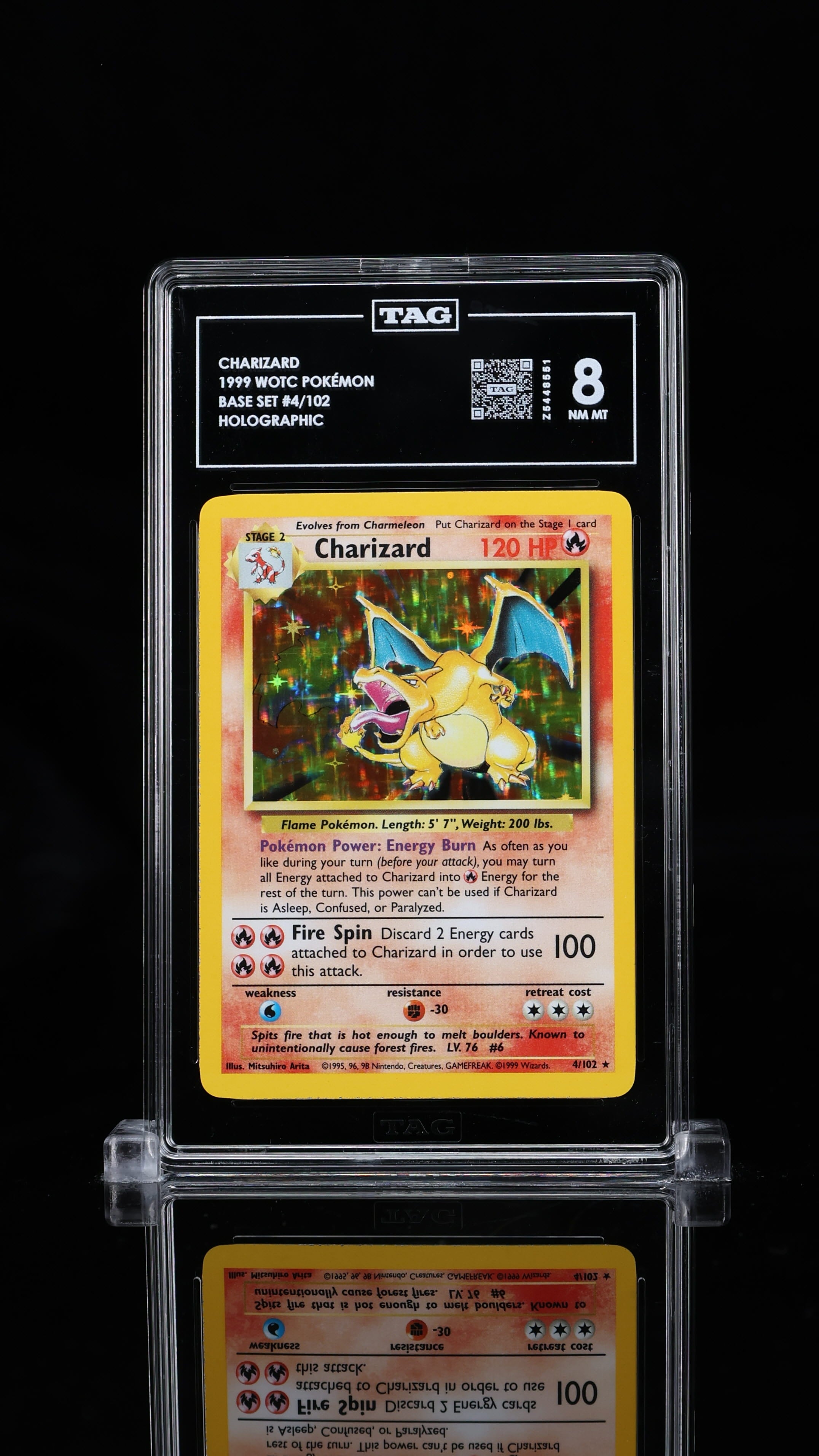 CHARIZARD #4 - TAG 8