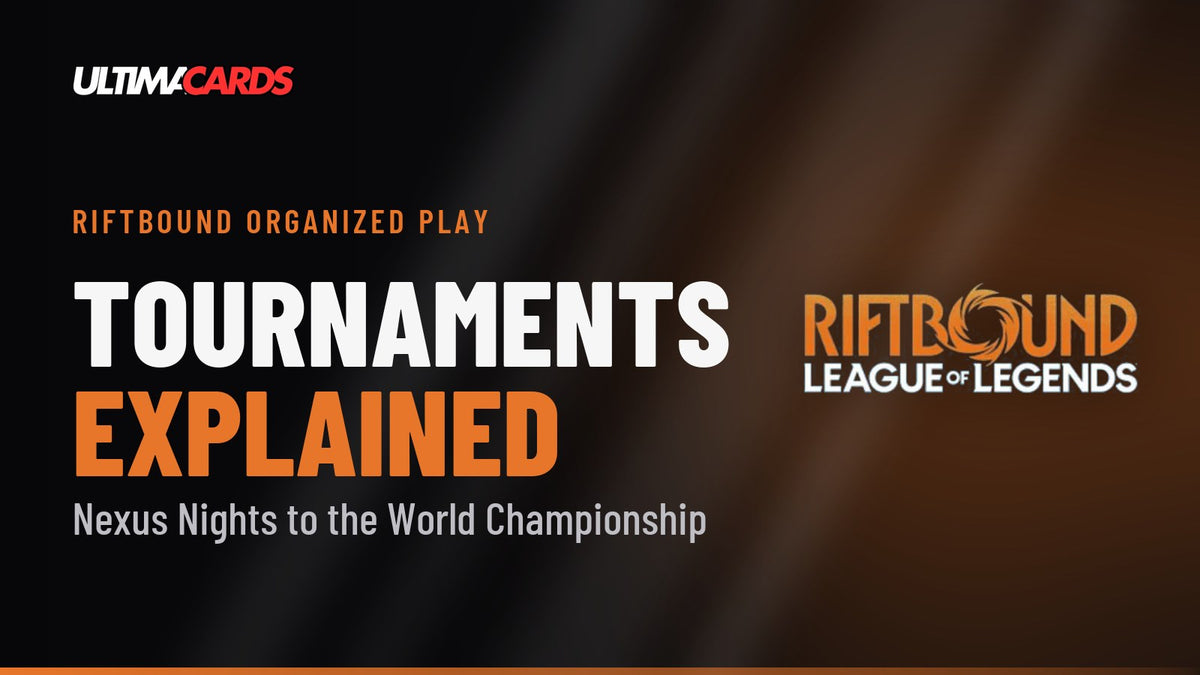 Ultima Cards Riftbound guide cover: Tournaments explained