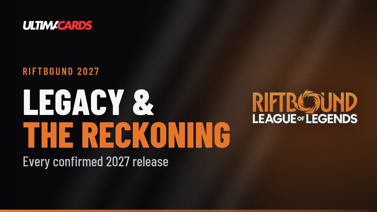 Ultima Cards Riftbound guide cover: Legacy & The Reckoning