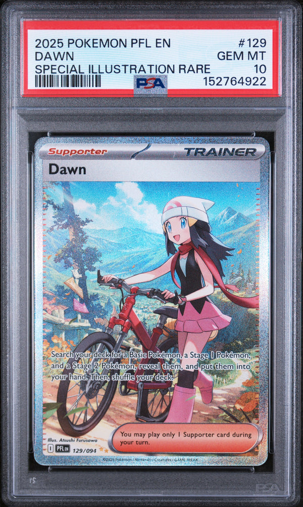 2025 POKEMON PFL EN-PHANTASMAL FLAMES #129 DAWN SPECIAL ILLUSTRATION RARE