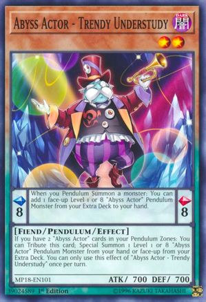 Abyss Actor - Trendy Understudy (MP18-EN101) - 2018 Mega-Tins Mega Pack 1st Edition