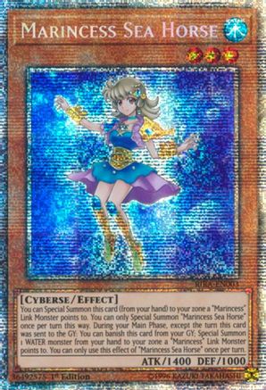 Marincess Sea Horse (Starlight Rare) (RIRA-EN003) - Rising Rampage 1st Edition