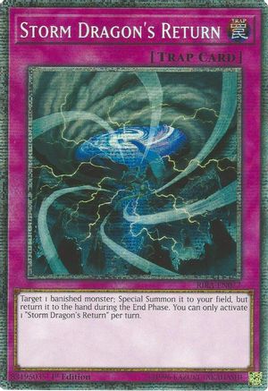 Storm Dragon's Return (Starlight Rare) (RIRA-EN077) - Rising Rampage 1st Edition