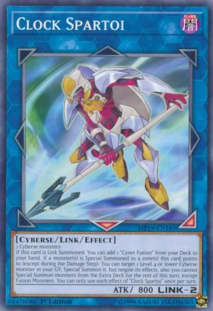 Clock Spartoi (MP19-EN185) - 2019 Gold Sarcophagus Tin Mega Pack 1st Edition
