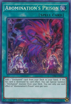 Abomination's Prison (CHIM-EN054) - Chaos Impact Unlimited