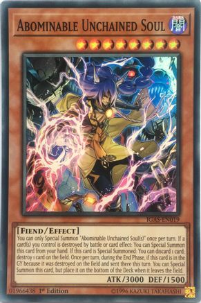 Abominable Unchained Soul (IGAS-EN019) - Ignition Assault Unlimited