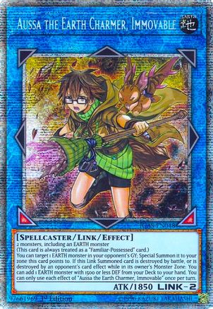 Aussa the Earth Charmer, Immovable (Starlight Rare) (IGAS-EN048) - Ignition Assault 1st Edition